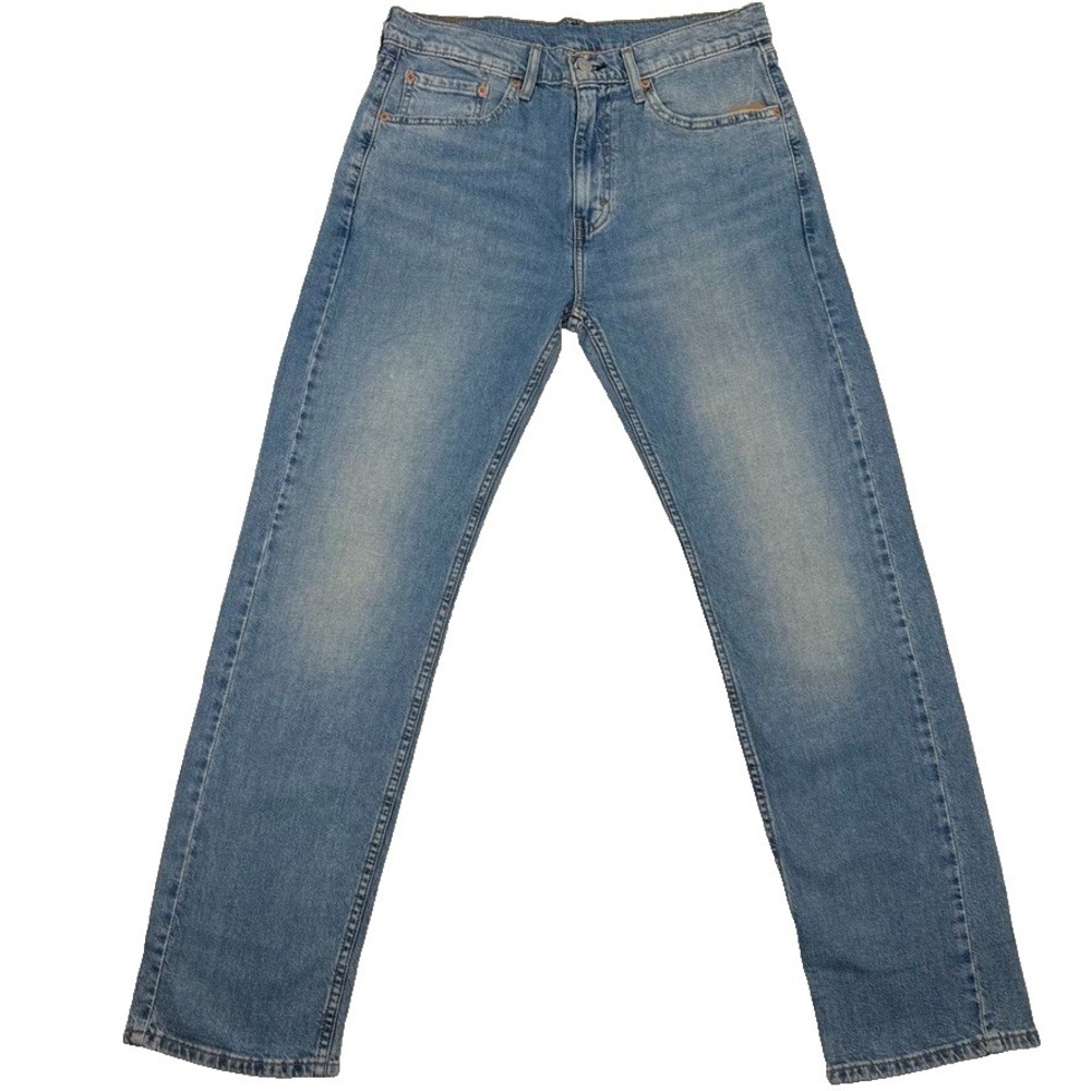 Levi's 505 Straight Leg Jeans Mens 33x32 Light Denim NWT Reclaimed Sustainable